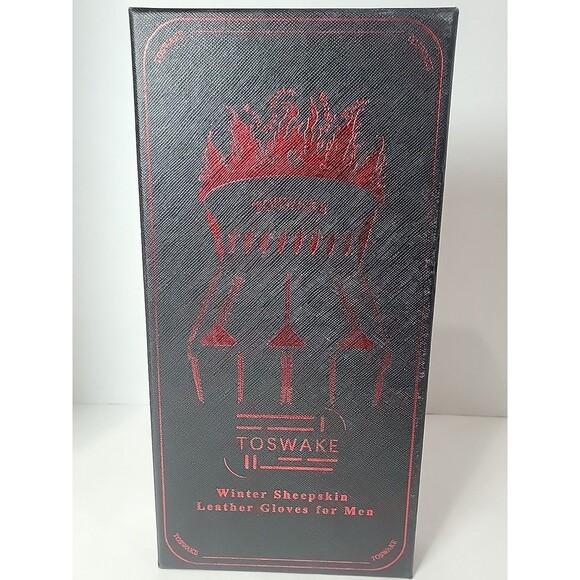 toswake winter sheepskin leather gloves for Large men - Picture 5 of 5